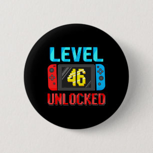 Level 46 freigeschaltet Geburtstagsvideo Gamer 46. Button