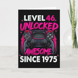 Level 46 freigeschaltet Großartig seit 1975 46. Ge Karte
