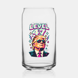 Level 47 Neon Arcade Zwei-Seitige Dose Dosenglas