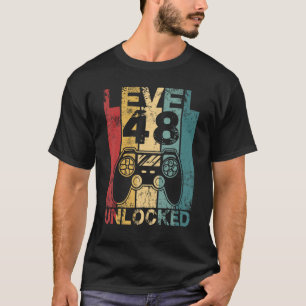Level 48 Unlock Phantastisch 1975 Videospiel 48. B T-Shirt