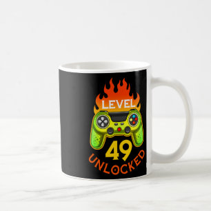 Level 49 freigeschaltet Videospieler, geboren 1972 Kaffeetasse