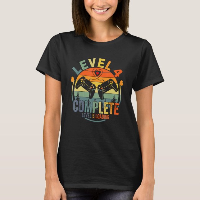 Level 4 Complete Level 5 Loading Gamer Wedding Ann T-Shirt (Vorderseite)