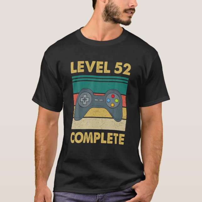 Level 52 Complete Video Gamer - 52. Wedding Anive T-Shirt (Vorderseite)
