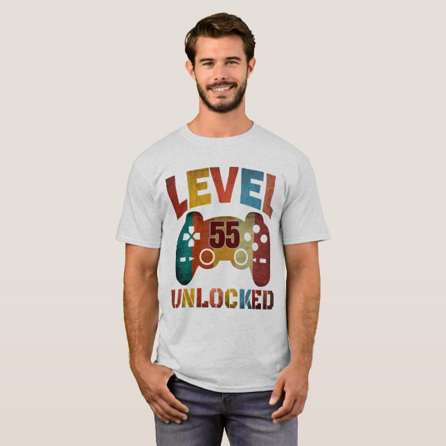 LEVEL 55 UNLOCKIERTER T - Shirt (Vorne ganz)