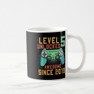 Level 5 freigeschaltet 5. Geburtstag Geschenke für Kaffeetasse