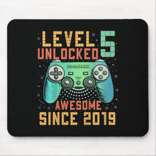 Level 5 freigeschaltet 5. Geburtstag Geschenke für Mousepad