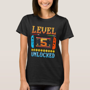 Level 5 freigeschaltet 5. Geburtstags-Shirt Videos T-Shirt