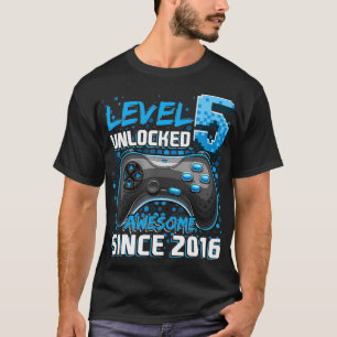 Level 5 Unlock Phantastisch 2016 Videospiel 5. Geb T-Shirt