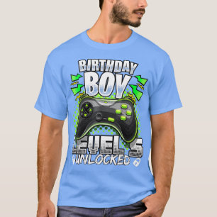 Level 5 Unlocked Video Game 5th Birthday  Gift Boy T-Shirt