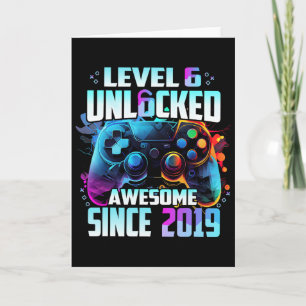 Level 6 freigeschaltet Großartig seit dem 6. Gebur Karte