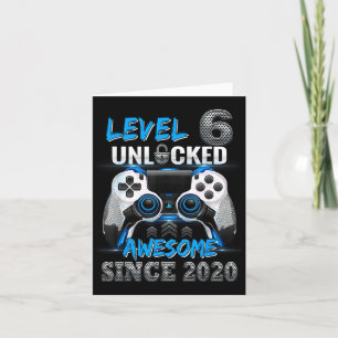 Level 6 freigeschaltet Großartig seit dem 6. Gebur Karte