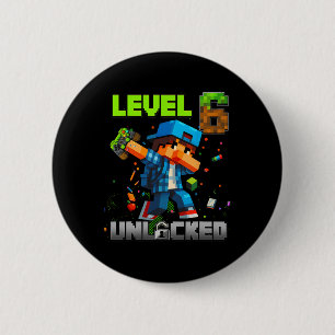 Level 6 Freigeschaltet Lustiger Geburtstagsjunge P Button