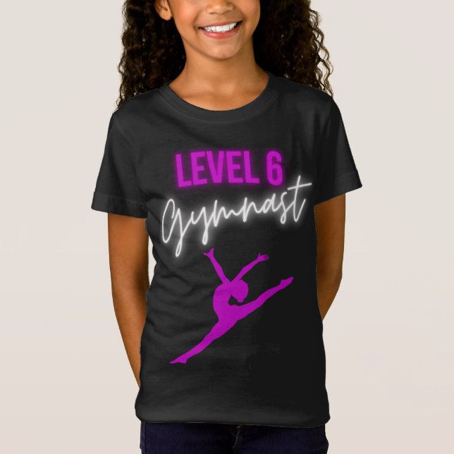 Level 6 Gymnastik T-Shirt (Vorderseite)