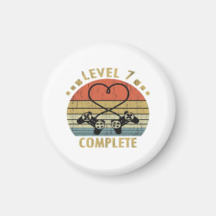 Level 7 Abgeschlossen - 7. Hochzeitsjubiläumsgesch Magnet