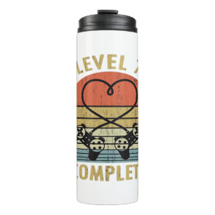 Level 7 Complete - 7. Hochzeitsjubiläum Geschenk V Thermosbecher