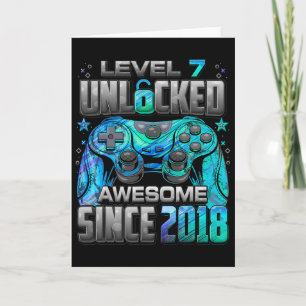 Level 7 freigeschaltet Großartig seit dem 7. Gebur Karte