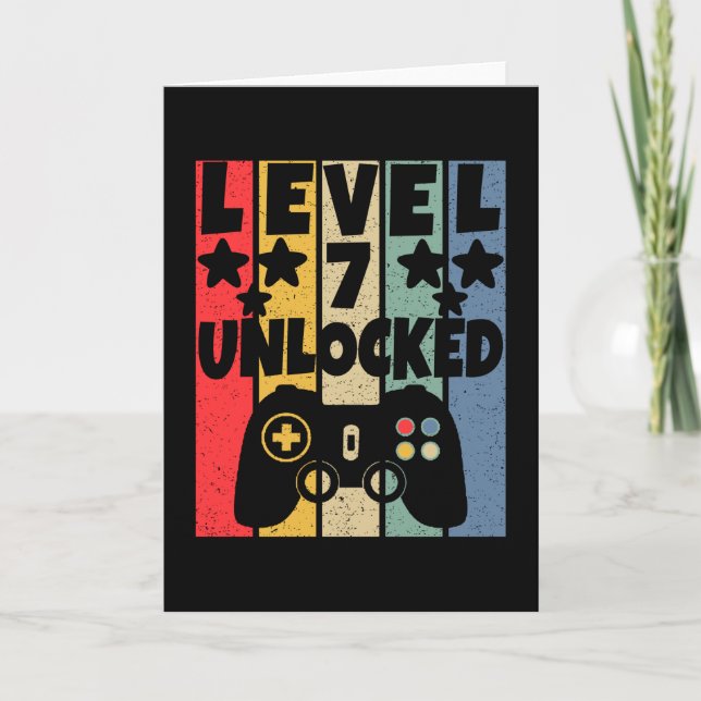 Level 7 freigeschaltet karte (Vorderseite)
