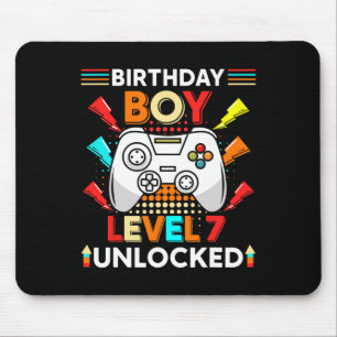 Level 7 freigeschaltet Lustiges Videospieler 7. Ge Mousepad