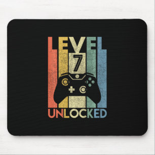 Level 7 freigeschaltet Lustiges Videospieler 7. Ge Mousepad