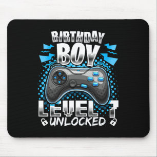 Level 7 freigeschaltet Videospiel 7. Geburtstag Ga Mousepad