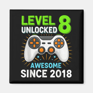 Level 8 freigeschaltet awesome seit 2018 gaming Ge Magnet