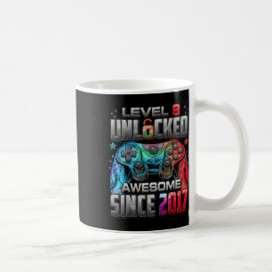 Level 8 freigeschaltet Großartig seit 2017 8. Gebu Kaffeetasse