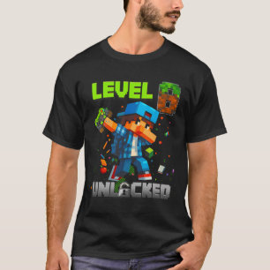 Level 8 freigeschaltet Lustiger Geburtstagsjunge P T-Shirt