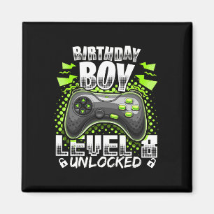 Level 8 freigeschaltet Videospiel 8. Geburtstag Ga Magnet