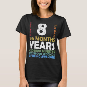 Level 8 Unlock Video Game 8. Geburtstagsparty Ref. T-Shirt
