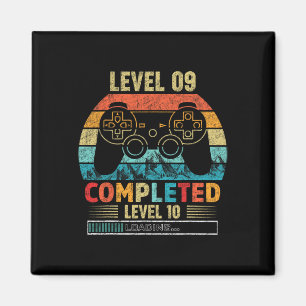 Level 9 Abgeschlossen Level 10 Lädt 9. Geburtstag Magnet