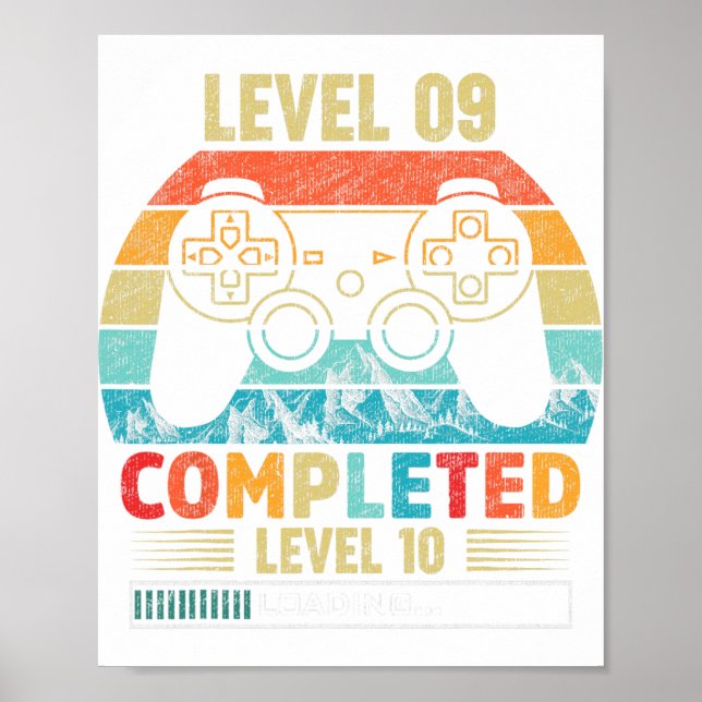 Level 9 Completed Level 10 Loading 9th Birthday Vi Poster (Vorne)