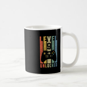 Level 9 freigeschaltet 9. Videospieler-Geburtstags Kaffeetasse