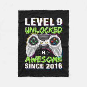 Level 9 freigeschaltet Awesome seit 2016 9. Geburt Fleecedecke