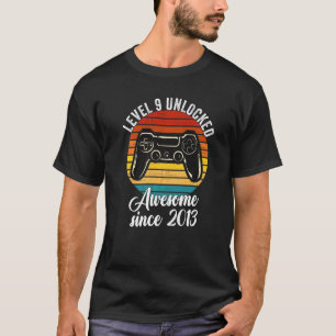 Level 9 Unlock Phantastisch 2013 Videospiel 9. Geb T-Shirt