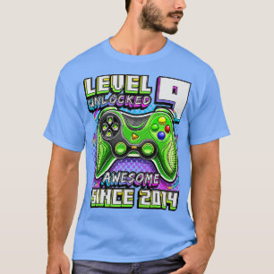 Level 9 Unlock Phantastisch 2014 Videospiel 9. Geb T-Shirt