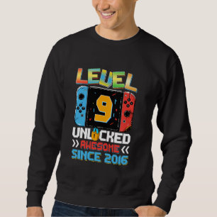 Level 9 Unlock Phantastisch 2016 Videospiel 9. Geb Sweatshirt
