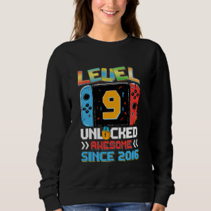 Level 9 Unlock Phantastisch 2016 Videospiel 9. Geb Sweatshirt