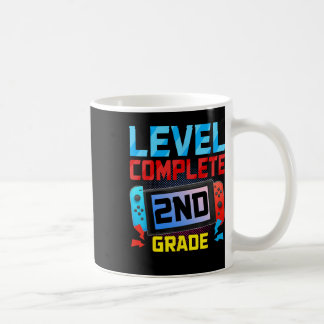 Level abgeschlossen Videospiel 2. Klasse letzter S Kaffeetasse