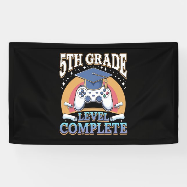 Level Abschluss Gaming Gamer Banner (Horizontal)