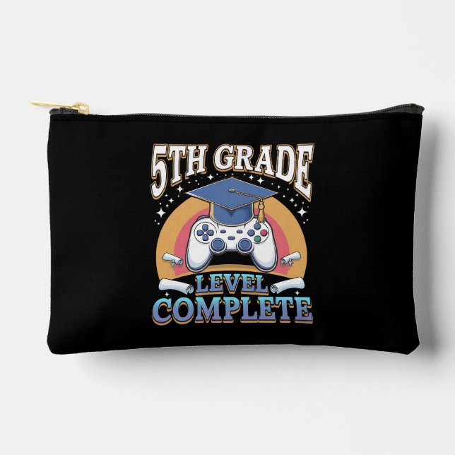 Level Abschluss Gaming Gamer Zubehörtasche (Vorderseite)