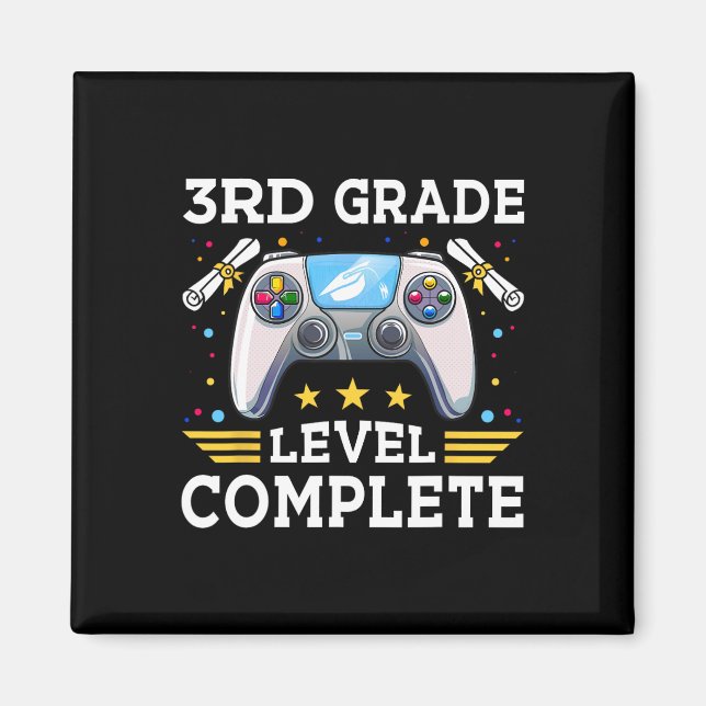 Level Complete Gamer Kids CL of 2025 Boy Magnet (Vorne)