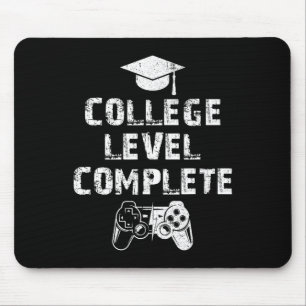 Level Complete Vintage Lustiges Video-Spieler Absc Mousepad