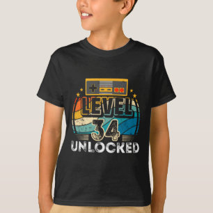 Level &#; Entsperrter Geburtstagskind &#; Videospi T-Shirt