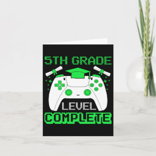 Level für kompletten Gamer 5. Klasse Abschluss Gi Karte