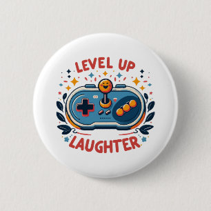 Level Lachen Button