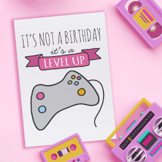 Level Up Birday Card Karte