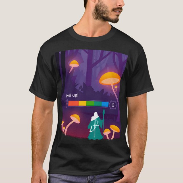 Level Up! (C) T-Shirt (Vorderseite)