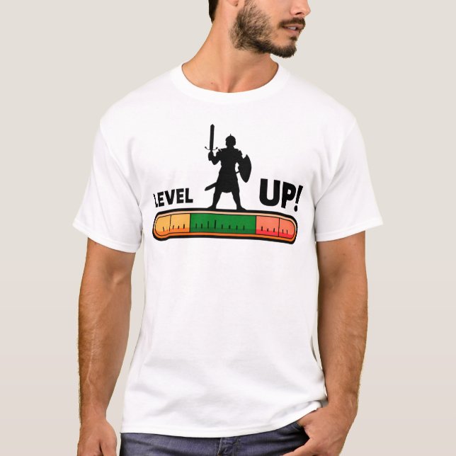 Level Up! (D) T-Shirt (Vorderseite)