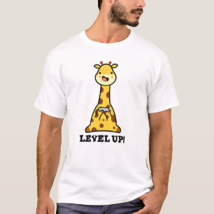 Level Up Funny Giraffe Pub T-Shirt