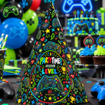 Level Up Gamer 10. Geburtstagsjunge Party